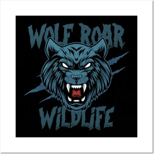 WOLF Night Roar Posters and Art